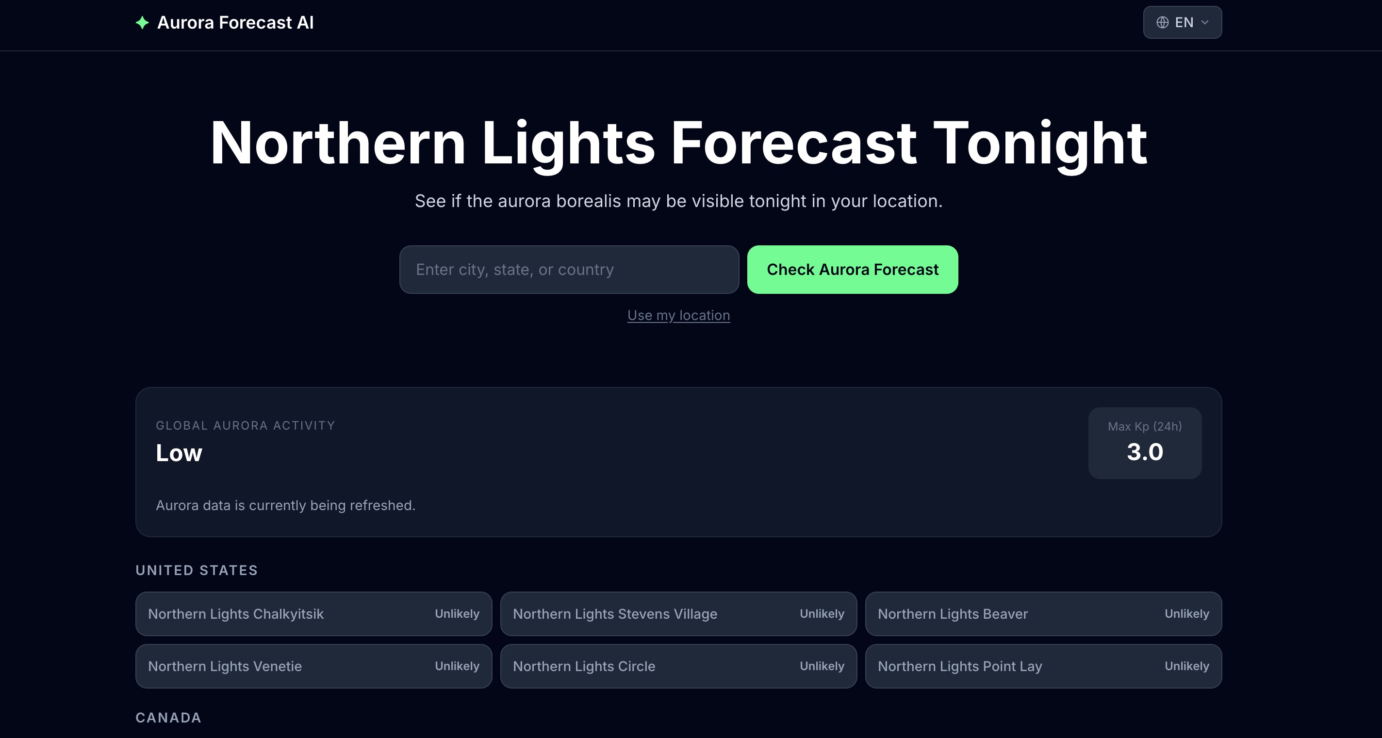 Best Place To See Northern Lights Tonight Uk